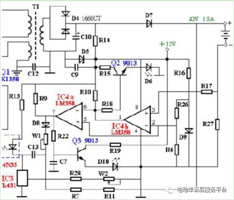 最權(quán)威電動(dòng)車充電器電路圖