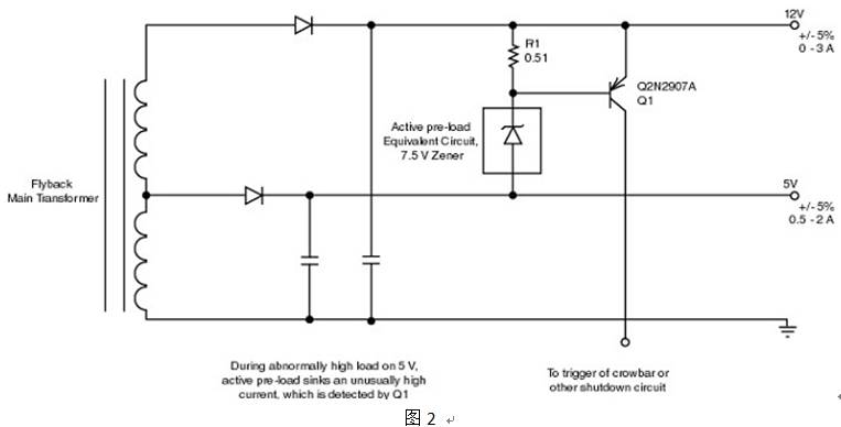 消弧充電機(jī)電路提供過(guò)流保護(hù)電路圖